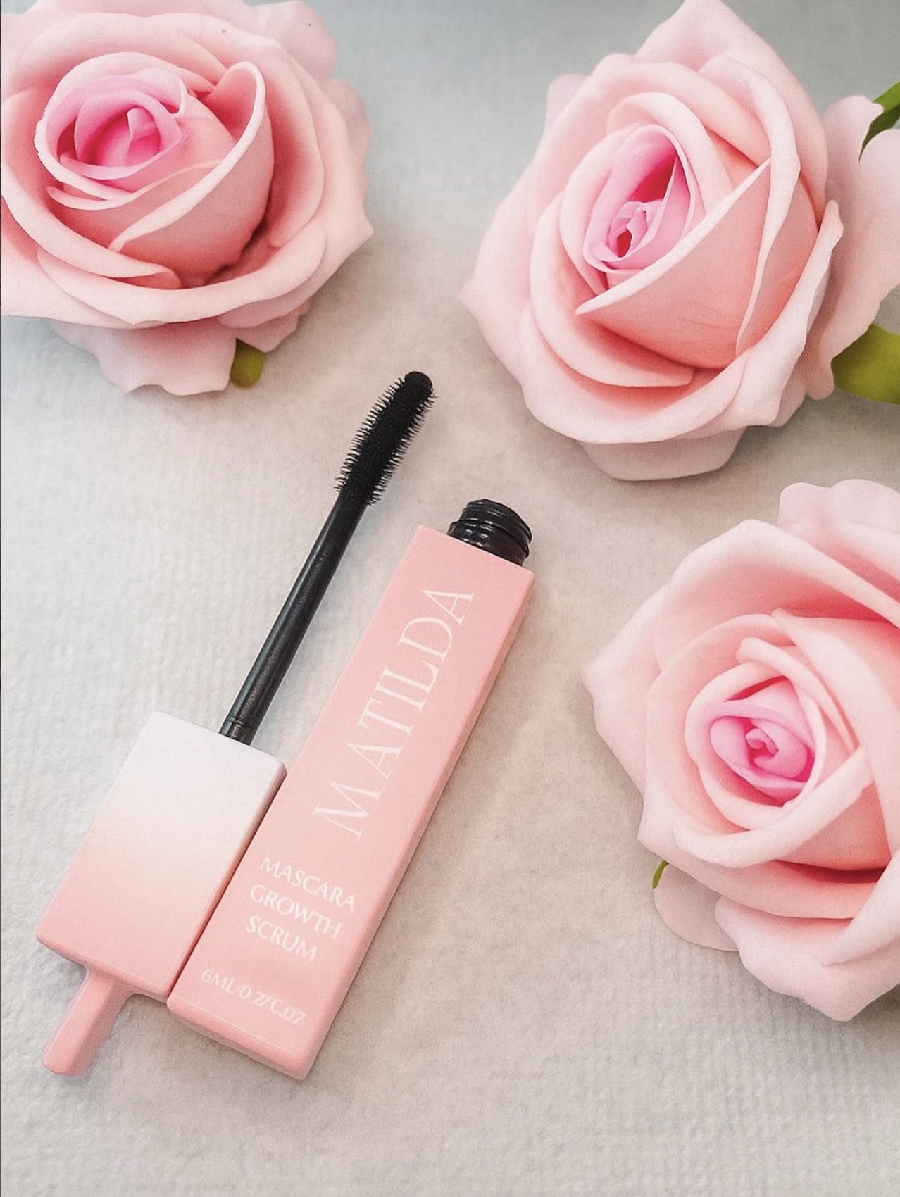Mascara Matilda avec roses - packaging élégant